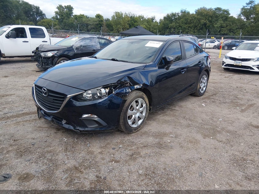 Vin: 3mzbm1t79gm312690, lot: 46686885, mazda mazda3 i sport 20162