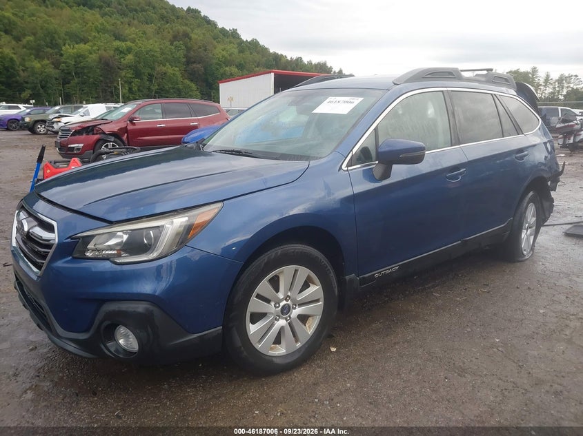 Vin: 4s4bsafc2k3253697, lot: 46686890, subaru outback 2.5i premium 20192