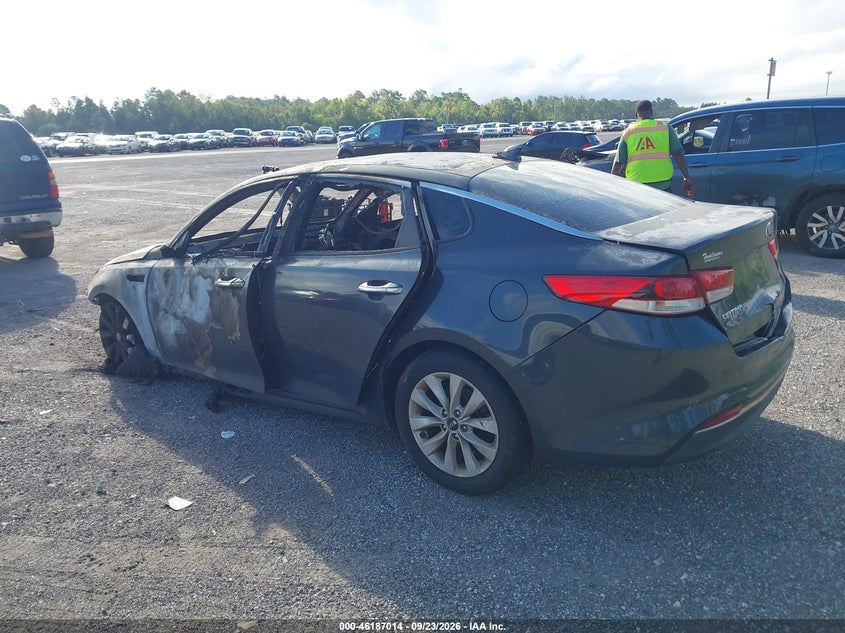 Vin: 5xxgt4l34gg012972, lot: 46686898, kia optima lx 20163