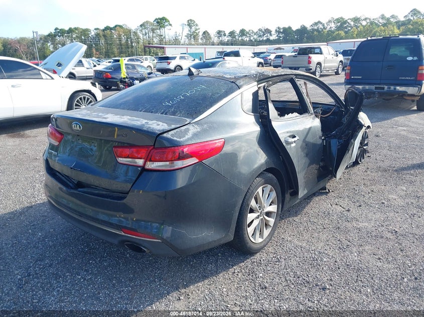 Vin: 5xxgt4l34gg012972, lot: 46686898, kia optima lx 20164