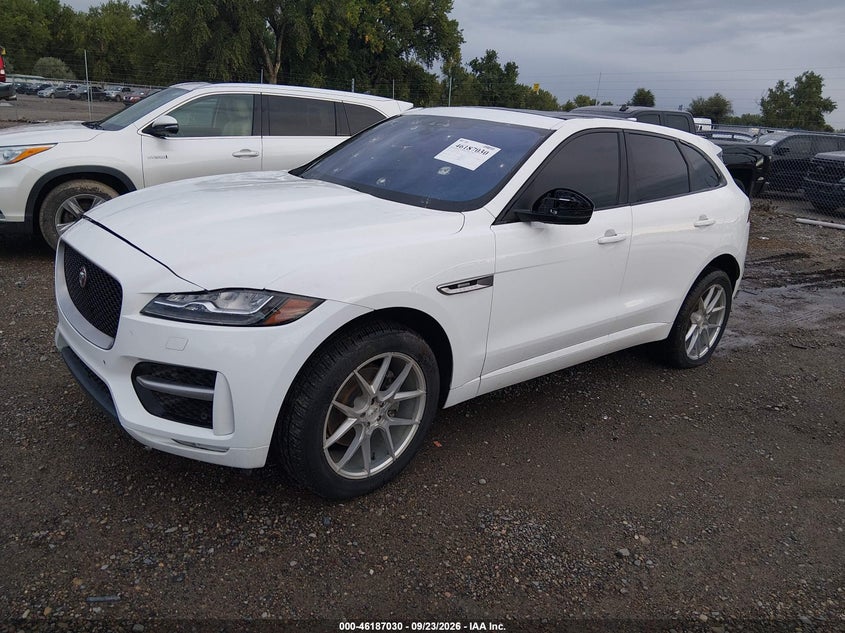 Vin: sadcl2ev6ja251951, lot: 46686914, jaguar f-pace 35t r-sport 20182
