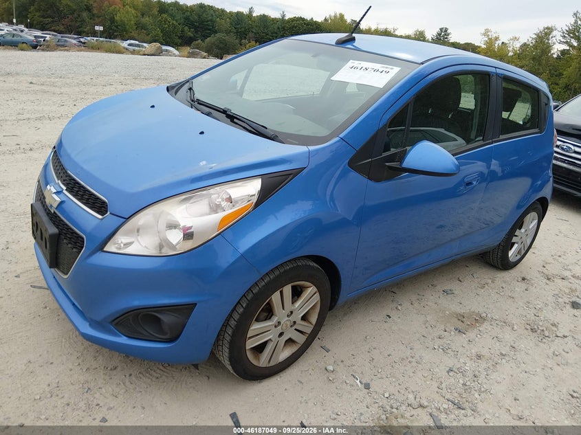 2013 Chevrolet Spark, Звичайний знос, IAAI, VIN KL8CD6S92DC554654 — фото 2