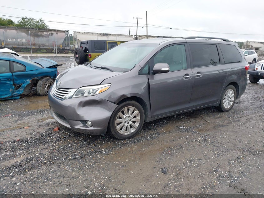 Vin: 5tddk3dc3fs128059, lot: 46686937, toyota sienna limited premium 7 passenger 20152