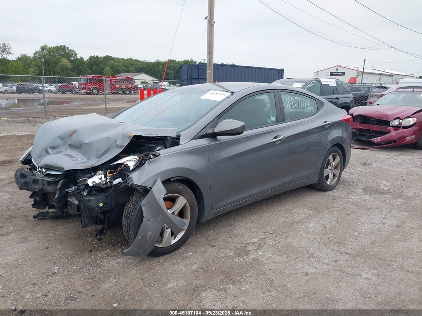 Vin: 5npdh4ae7dh348110, lot: 46686988, hyundai elantra gls 20132