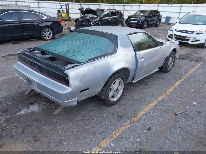 PONTIAC FIREBIRD 1987 VIN 1G2FW21F1HL218129