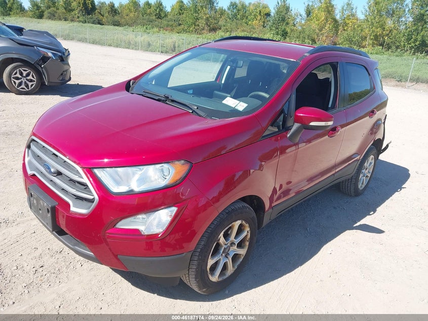 Vin: maj6s3gl8kc251278, lot: 46687058, ford ecosport se 20192