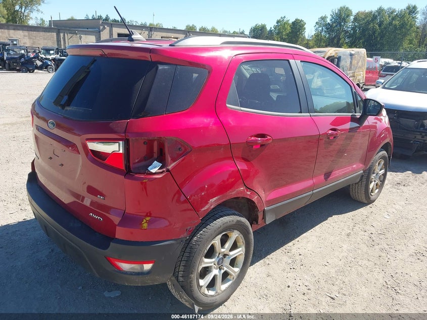 Vin: maj6s3gl8kc251278, lot: 46687058, ford ecosport se 20194