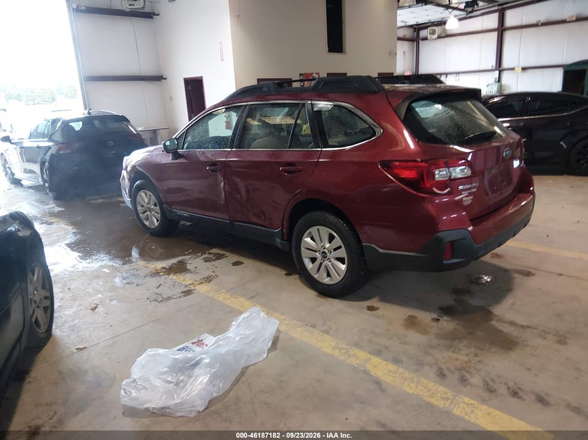 Vin: 4s4bsabc1k3256239, lot: 46687066, subaru outback 2.5i 20193