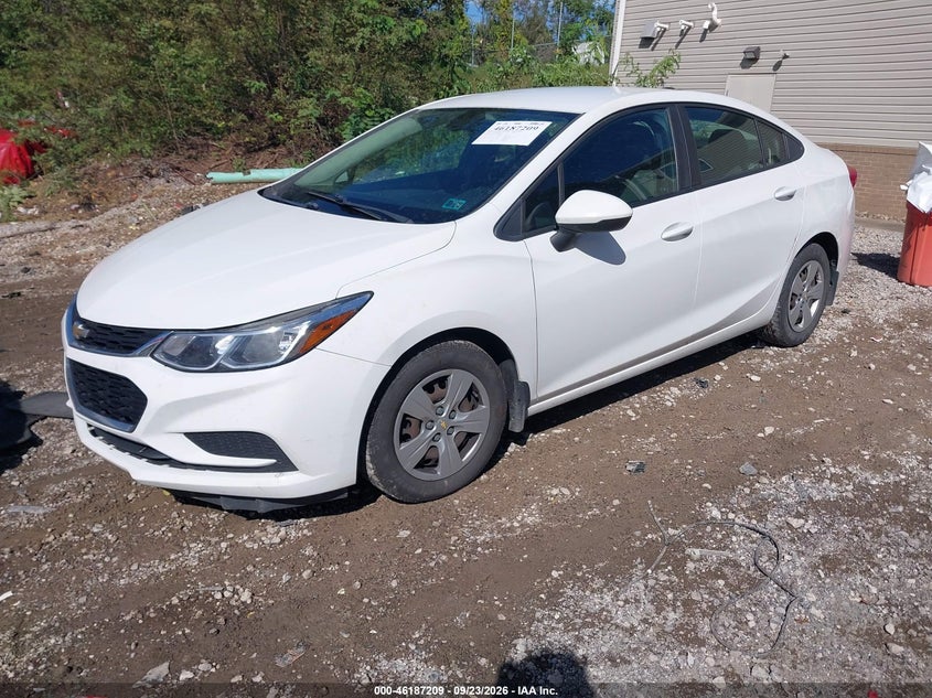 Vin: 1g1bc5sm9g7247248, lot: 46687093, chevrolet cruze ls auto 20162