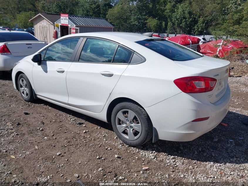 Vin: 1g1bc5sm9g7247248, lot: 46687093, chevrolet cruze ls auto 20163