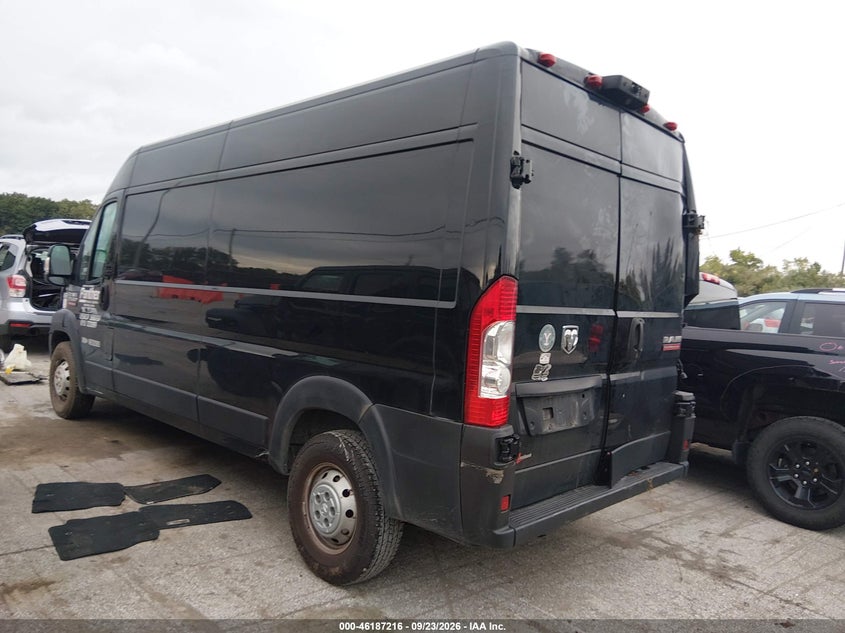 Vin: 3c6lrvdg0ne112083, lot: 46687100, ram promaster 2500 high roof 159 wb 20223