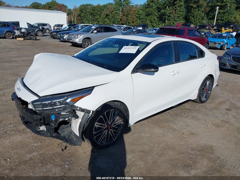 Vin: 3kpf44ac2ne464985, lot: 46687103, kia forte gt 20222