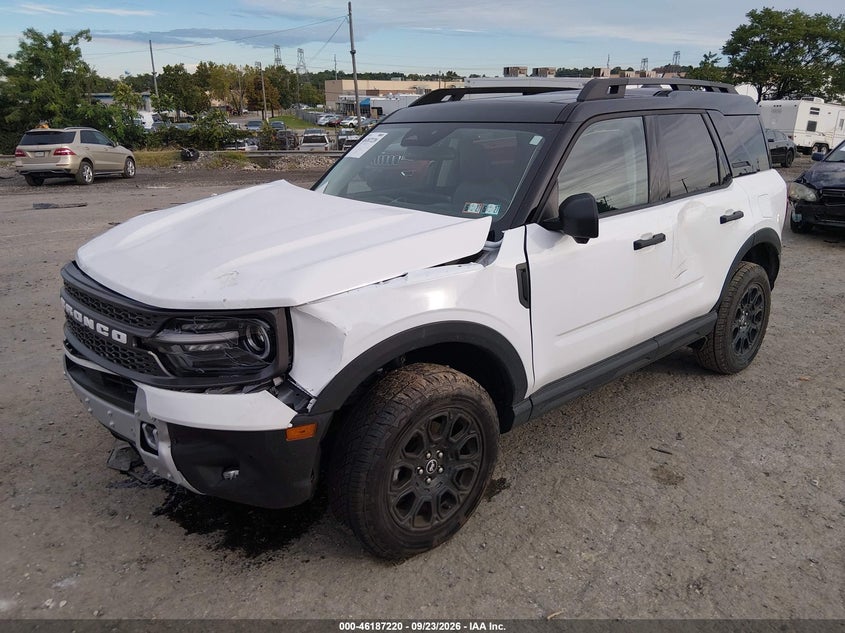Vin: 3fmcr9da8sre67787, lot: 46687104, ford bronco sport badlands 20252