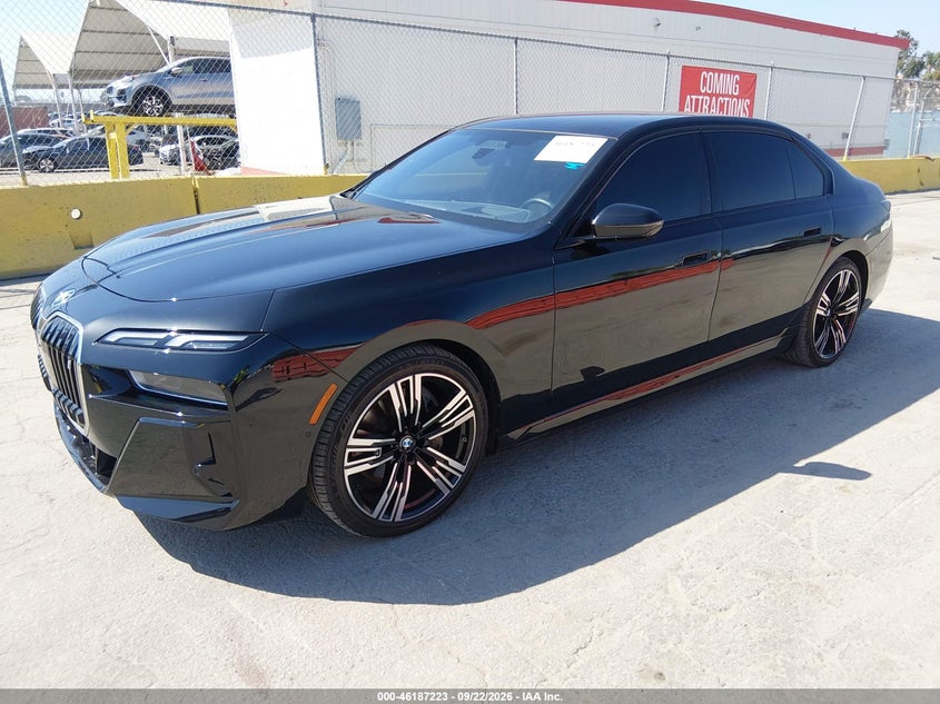Vin: wby43ej02rcr63223, lot: 46687107, bmw i7 edrive50 20242