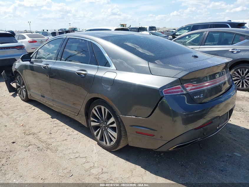 Vin: 3ln6l5e90kr602580, lot: 46687118, lincoln mkz reserve ii 20193