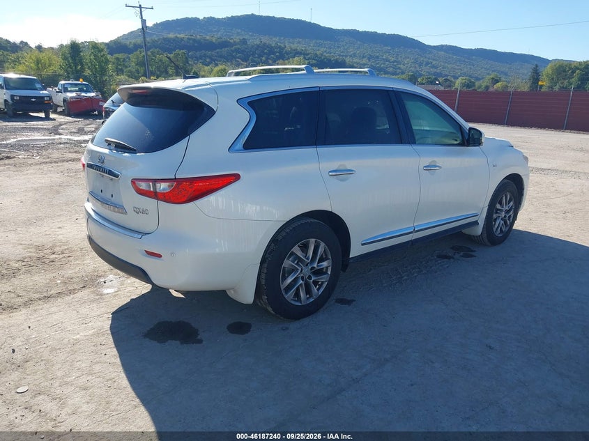 Vin: 5n1al0mm3fc509107, lot: 46687124, infiniti qx60 20154