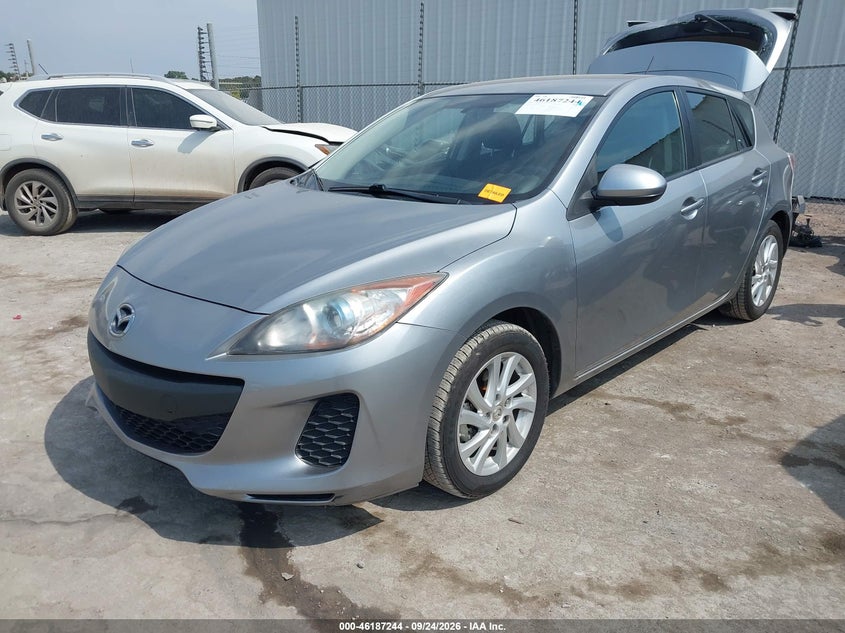 Vin: jm1bl1l74c1673371, lot: 46687128, mazda mazda3 i touring 20122