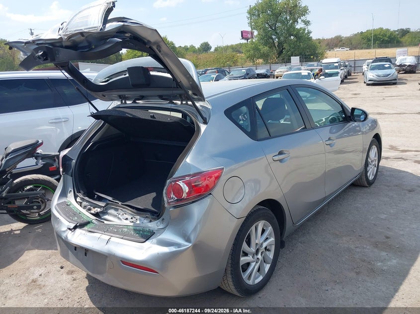 Vin: jm1bl1l74c1673371, lot: 46687128, mazda mazda3 i touring 20124
