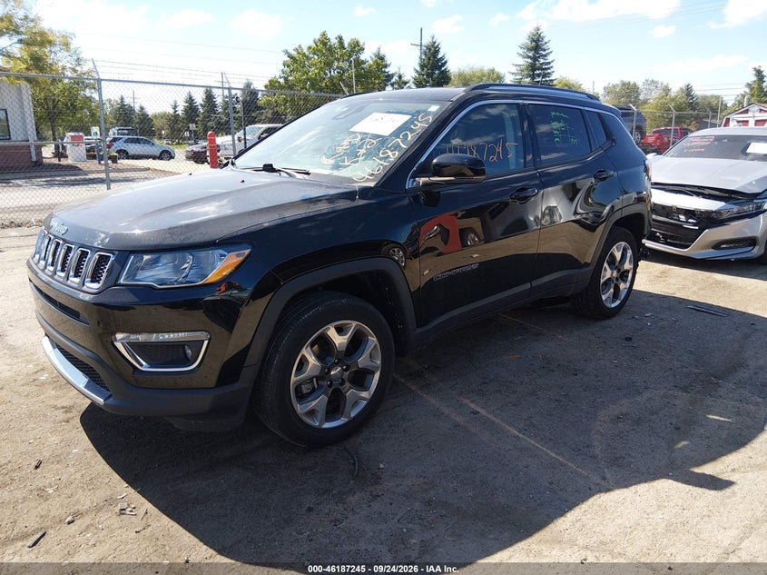 Vin: 3c4njdcb7mt503587, lot: 46687129, jeep compass limited 20212