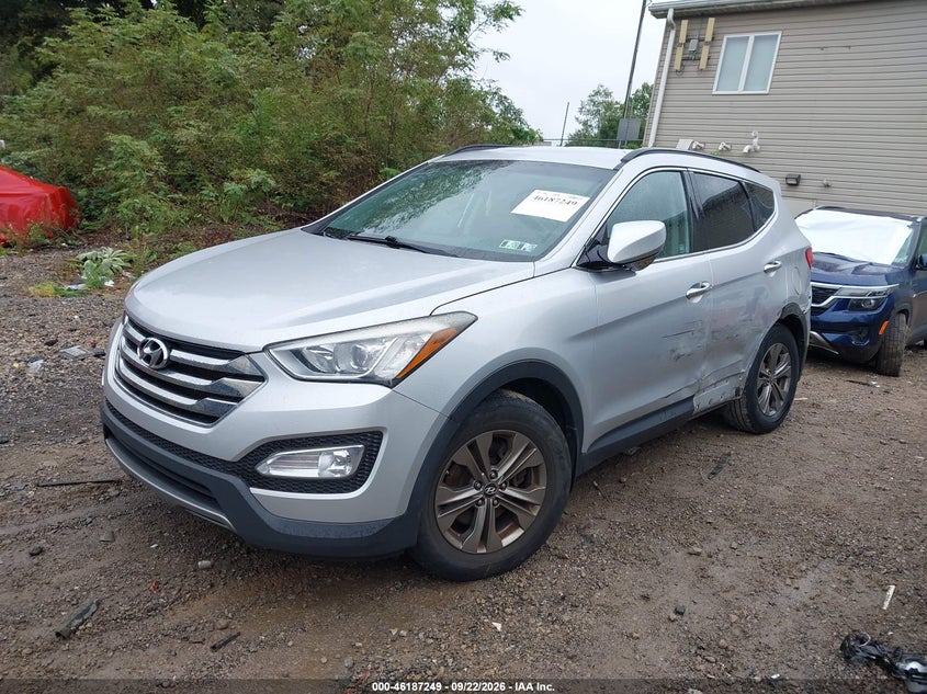 Vin: 5xyzu3lb1eg155796, lot: 46687133, hyundai santa fe sport 2.4l 20142
