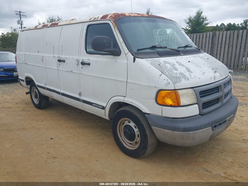 2003 Dodge Ram Van Conversion, Износ, IAAI, VIN 2D7JB21YX3K510251