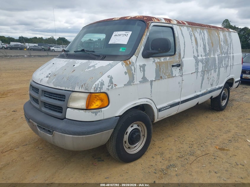 DODGE RAM VAN 2003 VIN 2D7JB21YX3K510251