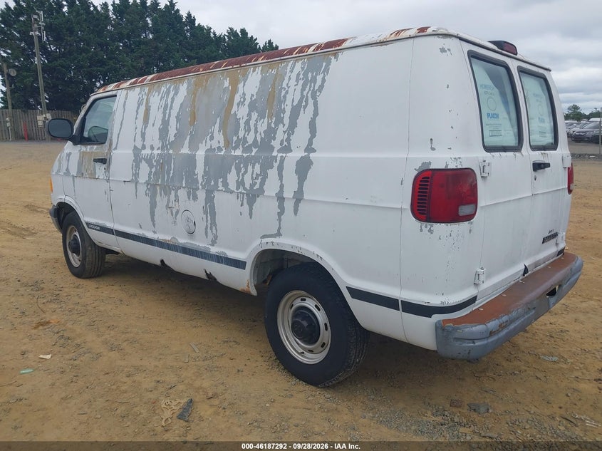 DODGE RAM VAN 2003 VIN 2D7JB21YX3K510251