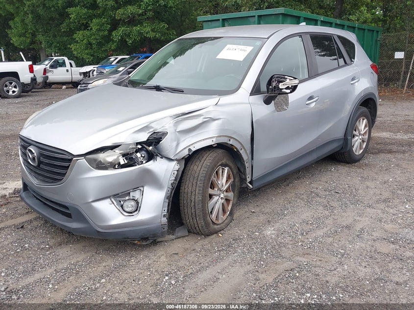 Vin: jm3ke2cy1g0800587, lot: 46687190, mazda cx-5 touring 20162