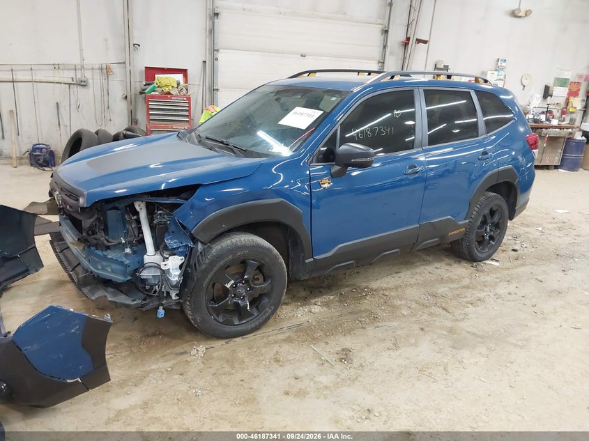 Vin: jf2skajc8rh526300, lot: 46687225, subaru forester wilderness 20242