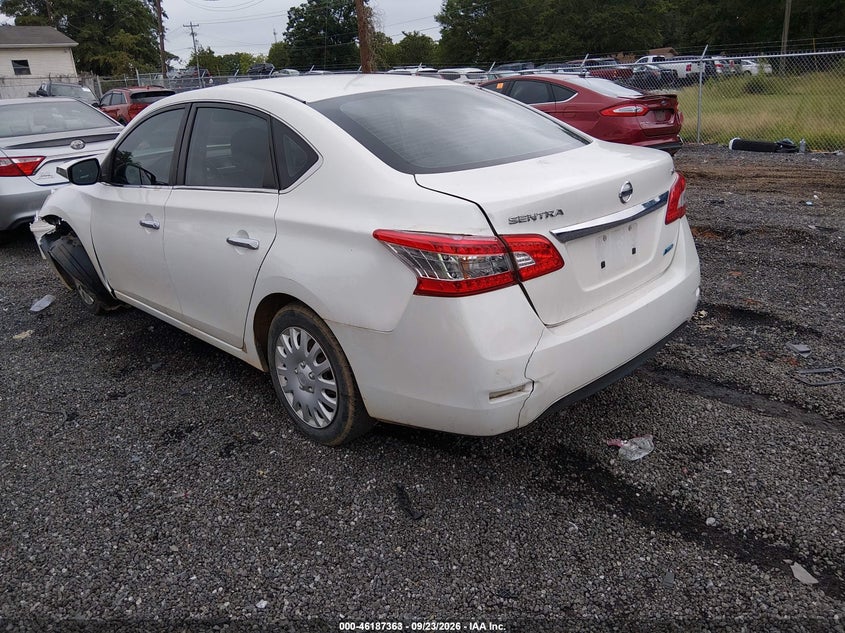 Vin: 3n1ab7ap4el637537, lot: 46687247, nissan sentra fe+ s/fe+ sv/s/sl/sr/sv 20143
