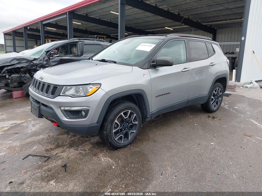 Vin: 3c4njddb6kt721483, lot: 46687253, jeep compass trailhawk 4x4 20192