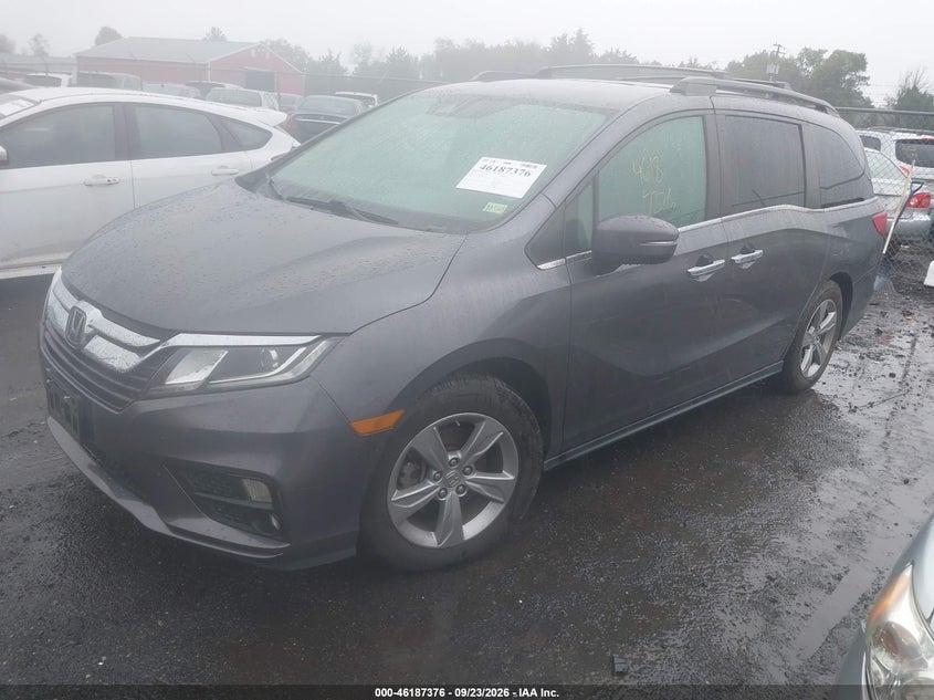 Vin: 5fnrl6h72jb025147, lot: 46687260, honda odyssey ex-l 20182