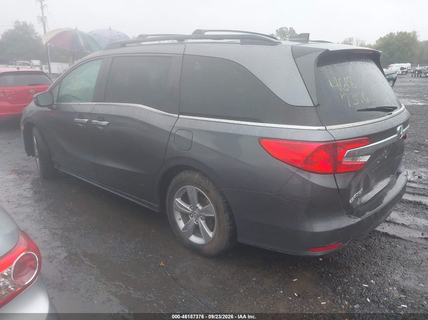 Vin: 5fnrl6h72jb025147, lot: 46687260, honda odyssey ex-l 20183