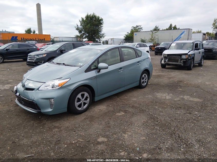 Vin: jtdkn3du2f1912060, lot: 46687277, toyota prius four 20152