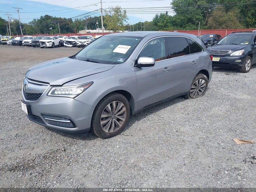 Vin: 5fryd4h48gb029732, lot: 46687299, acura mdx technology package/w/tech/acurawatch plus 20162