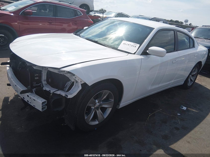 Vin: 2c3cdxhg4jh186851, lot: 46687302, dodge charger sxt plus rwd 20182