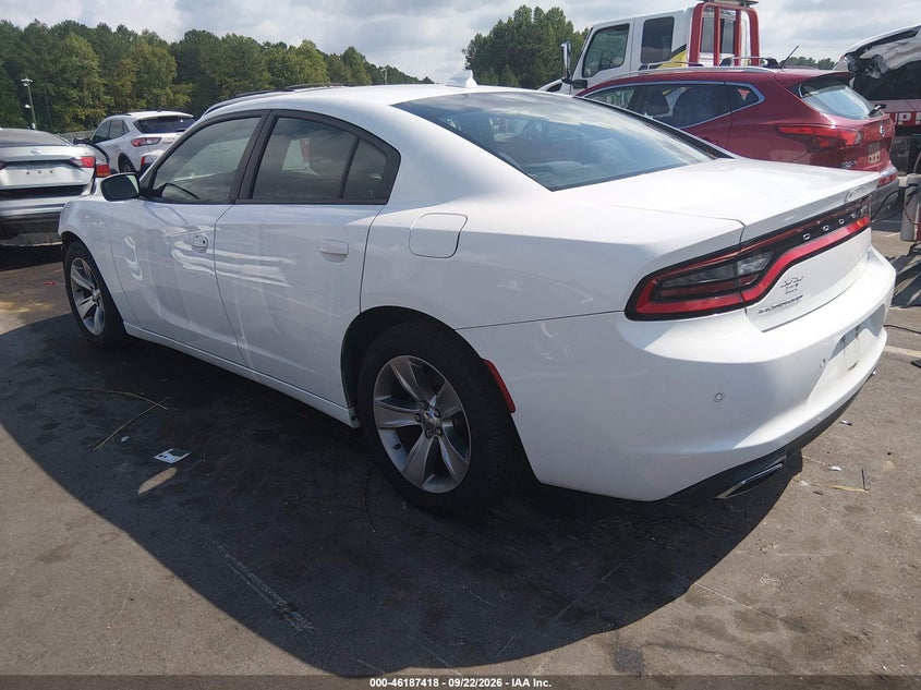 Vin: 2c3cdxhg4jh186851, lot: 46687302, dodge charger sxt plus rwd 20183
