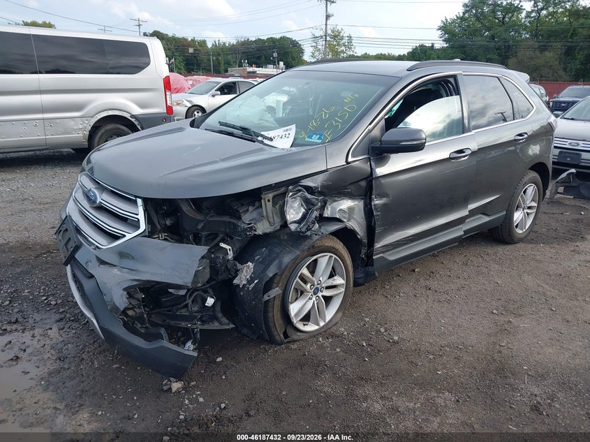 Vin: 2fmpk4j94jbc18015, lot: 46687316, ford edge sel 20182
