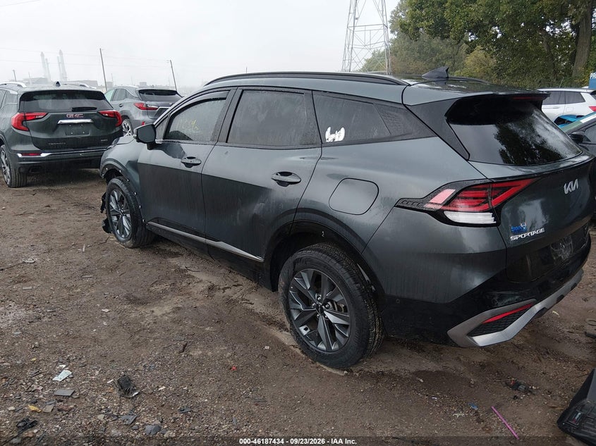 Vin: kndpxcdg9s7212876, lot: 46687318, kia sportage hybrid sx-prestige 20253