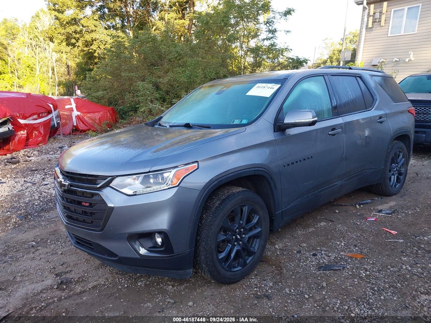 Vin: 1gnevjkw2mj178658, lot: 46687330, chevrolet traverse awd rs 20212