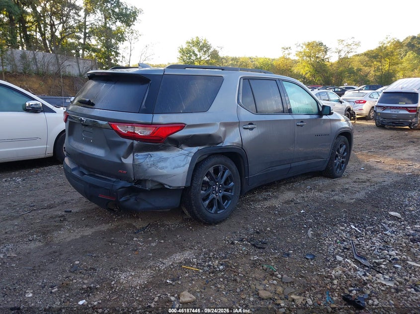 Vin: 1gnevjkw2mj178658, lot: 46687330, chevrolet traverse awd rs 20214