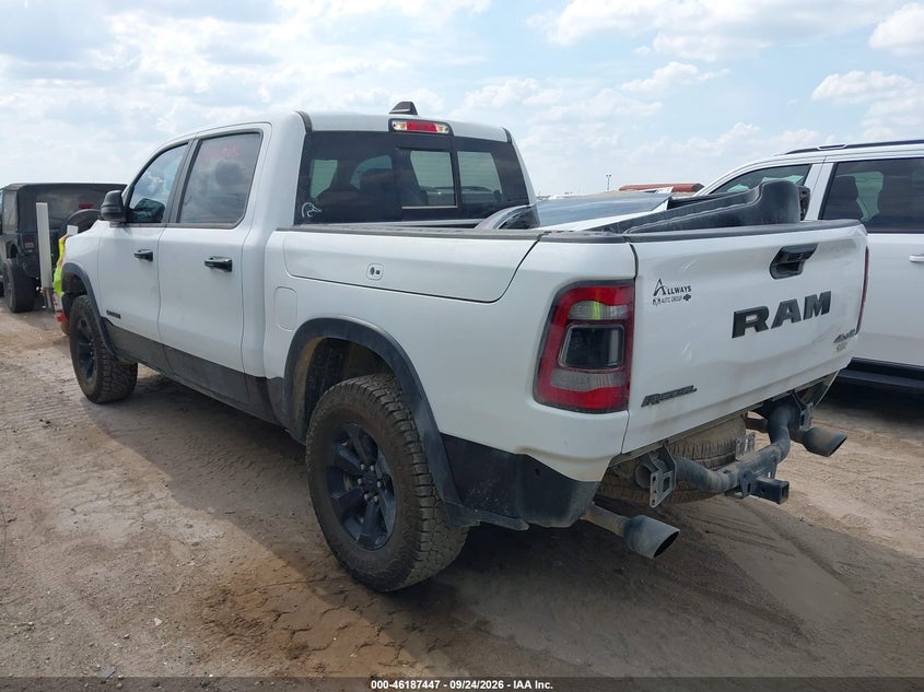 Vin: 1c6srflt1rn137575, lot: 46687331, ram 1500 rebel  4x4 5'7 box 20243