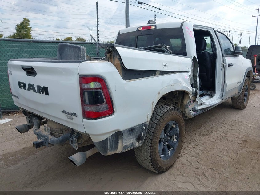 Vin: 1c6srflt1rn137575, lot: 46687331, ram 1500 rebel  4x4 5'7 box 20244