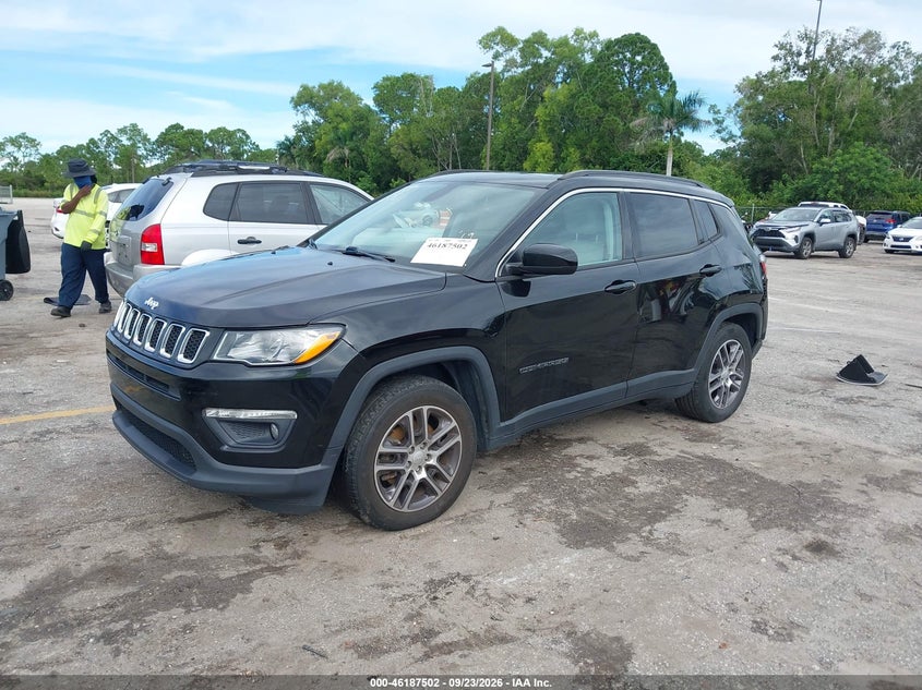 Vin: 3c4njcbb0kt832379, lot: 46687386, jeep compass sun and wheel fwd 20192