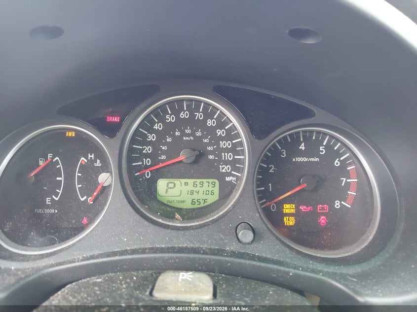 SUBARU FORESTER 2006 VIN JF1SG67666H735230