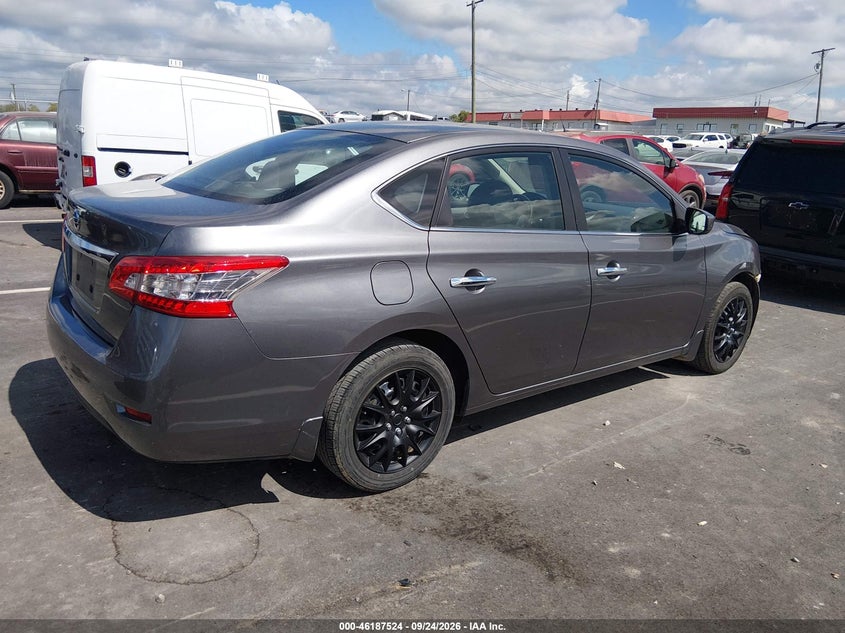 Vin: 3n1ab7ap7fy294355, lot: 46687408, nissan sentra s 20154