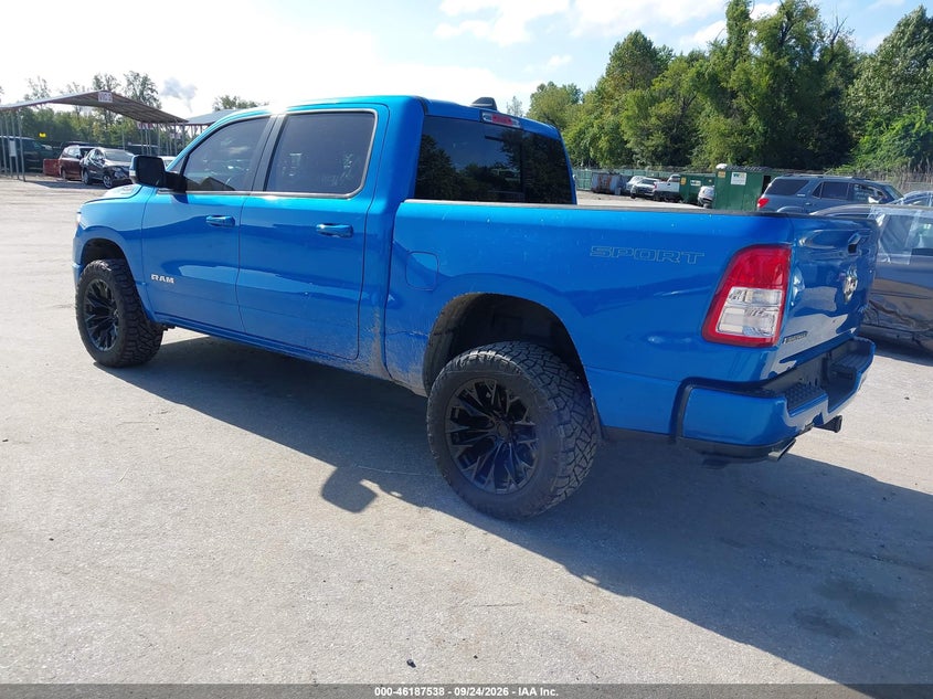 Vin: 1c6srfftxmn514568, lot: 46687422, ram 1500 big horn 20213