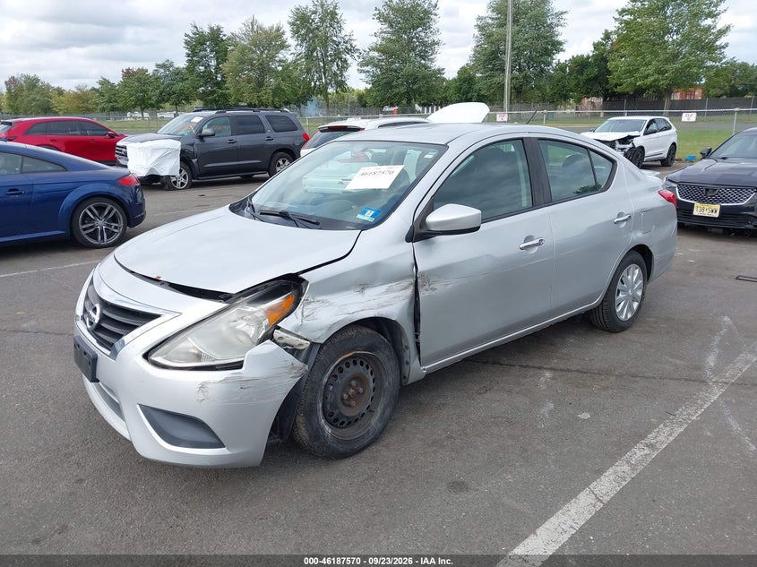 Vin: 3n1cn7ap9hk458789, lot: 46687454, nissan versa 1.6 sv 20172