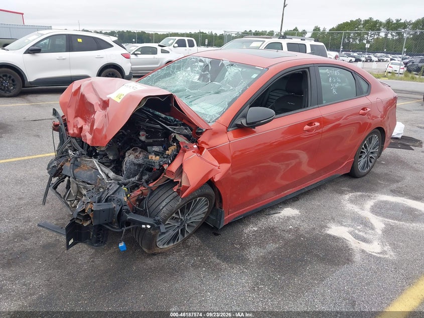 Vin: 3kpf54adxpe582744, lot: 46687458, kia fuerte gt-line 20232