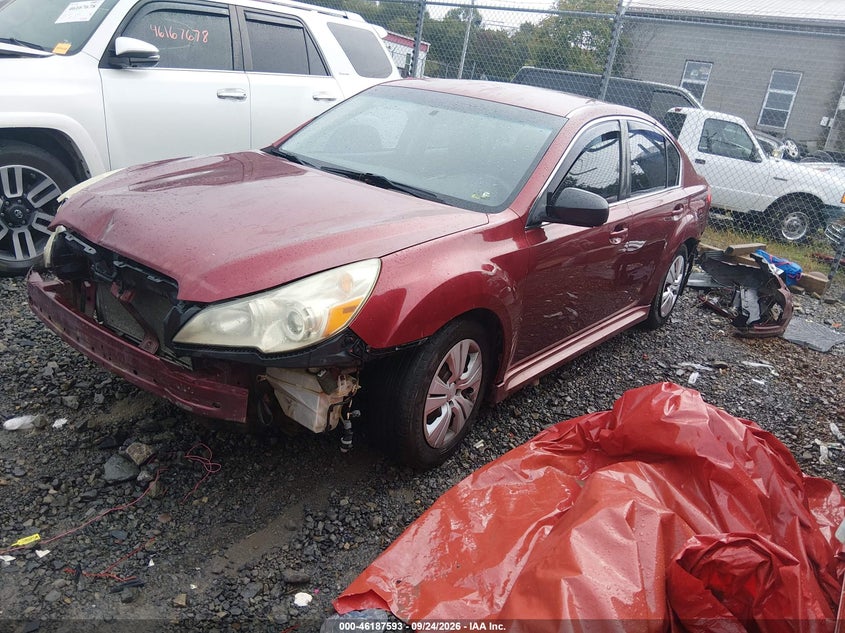 Vin: 4s3bmca69b3216366, lot: 46687477, subaru legacy 2.5i 20112